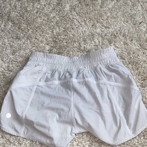 White Lululemon Shorts. Size 6.